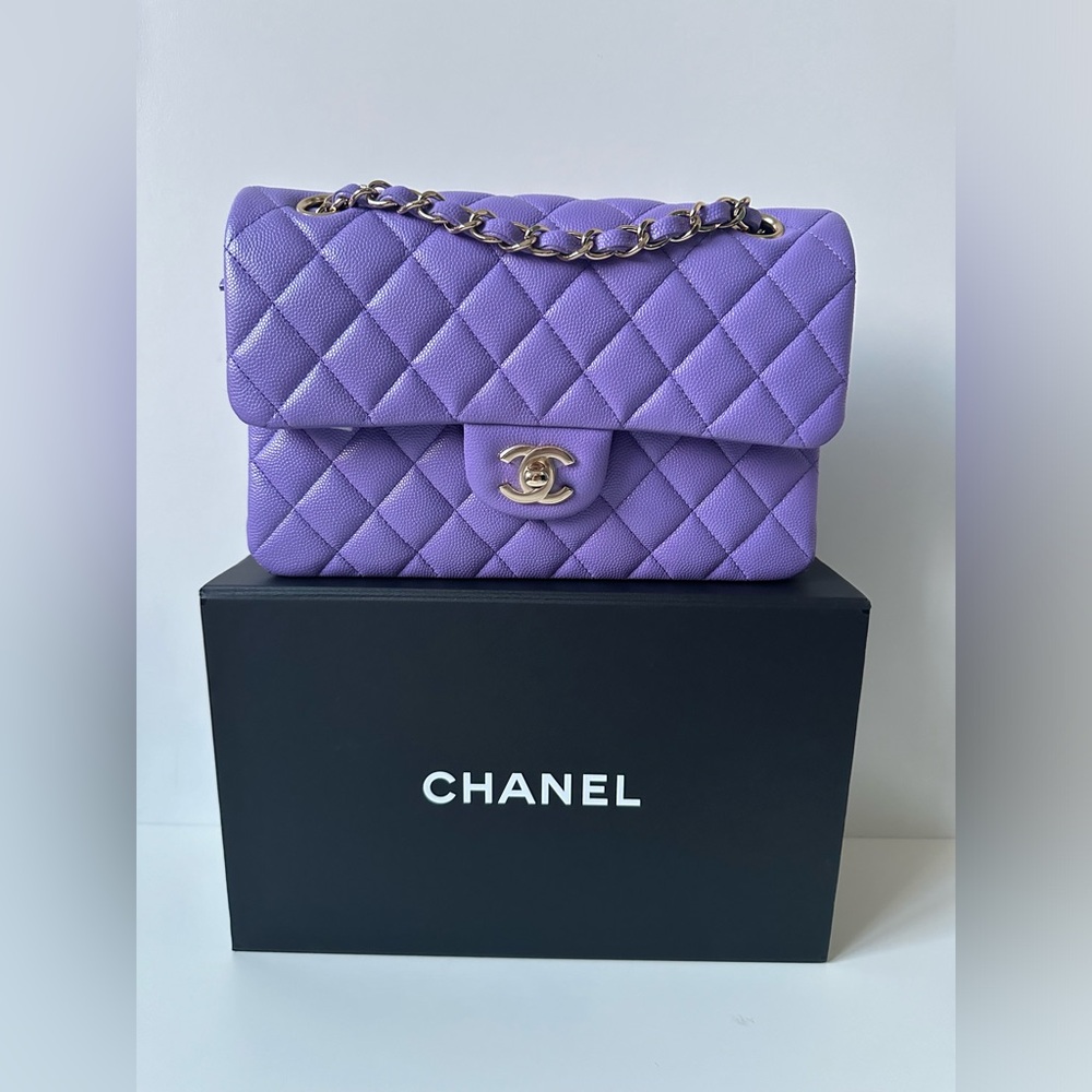 Chanel Small timeless classic 2020S purple